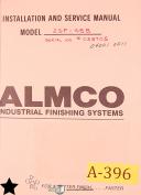 Almco-ALMCO 25F-48B, Finishing Machine, Installation Maintenance and Parts Manual 1983-25F-25F-48B-48B-01