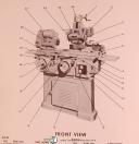 Brown & Sharpe No. 13, Universal Tool Grinder, Repair Parts Manual Year (1965)