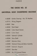 Cross Service No. 55 Universal Gear Chamfering Machine Manual