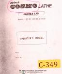 Cosmo 20", Series L10, Lathe, Operator's Manual