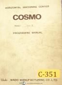 Cosmo 16A-II, Horizontal Machining Center, NC Programming Manual Year (1983)