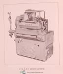 CVA Kearney Trecker No. 8, Single Spindle Automatic, Operator's Manual