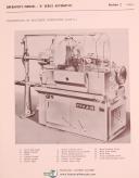 CVA Kearney Trecker A Series, A12 - A16 - A20, Operator's Manual Year (1966)