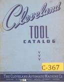 Clevelant Tool Catlog, A B AB AW, Cross Slide, Turret and Milling Tools Manual