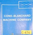 Cone Blanchard 11 Series, BL-59059, Grinding, Operations and Maintenance Manual