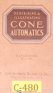 Cone Automatics 2 1/4 and 2 5/8, Lathe, Parts List Manual