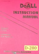 Doall C-916S, Band Saw Machine, instructions Manual Year (1996)
