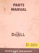 Doall D-1024-14, D-1030-14, Surface Grinder, Parts Manual Year (1968)
