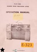 Acra-Acra Lux-Master 1340G, Lathe Machine, instructions and Parts Manual-1340G-05