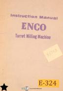 Enco-Enco 91000-, 40060, Drill Press, Operations and Parts Manual-40060-91000-91001-91002-91003-91004-91033-91034-01