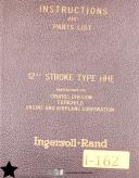 Ingersoll Rand-Ingersoll Rand Type 30, 15T Compressor Parts Lists Manual Year (1954)-15T-Type 30-05