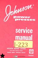 Johnson-Johnson OBI, Power Presses, Operation and Maintenance Manual Year (1969)-16 to 150 Ton-03