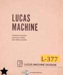 Lucas-Lucas 41, 42 43 Boring Machine Assemblies and Parts List Manual 1951-41-42-43-01