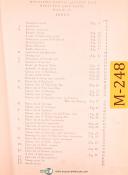 Mazak 18", Hercules Ajax Lathe,Operations and Parts List Manual