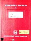 Magnaflux-Magnaflux Type ANQ-484.5, 483 & 485, Testing System, Operations & Parts Manual-ANQ-483-ANQ-484.5-ANQ-485-05