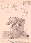 Oliver No. 21, Drill Pointer Grinder, Operations and Parts Manual