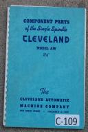 Cleveland Single Spindle Model AW 2 1/2" Parts List
