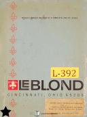 Getty\'s-Fosdick-Leblond-Gettys Drive Fosdick Model 44, NC Jig Borer Instruction & Schematics Manual 1971-44-N-200 Series-N300 Series-01
